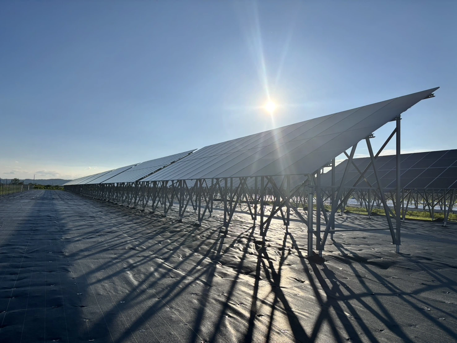 Aluminum Greenhouse Solar Farmland Mount